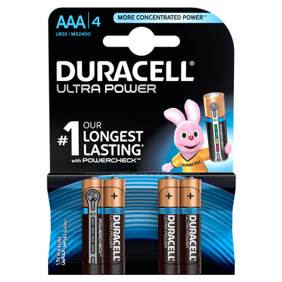 ΜΠΑΤΑΡΙΕΣ AAA DURACELL ULTRA 4TEM