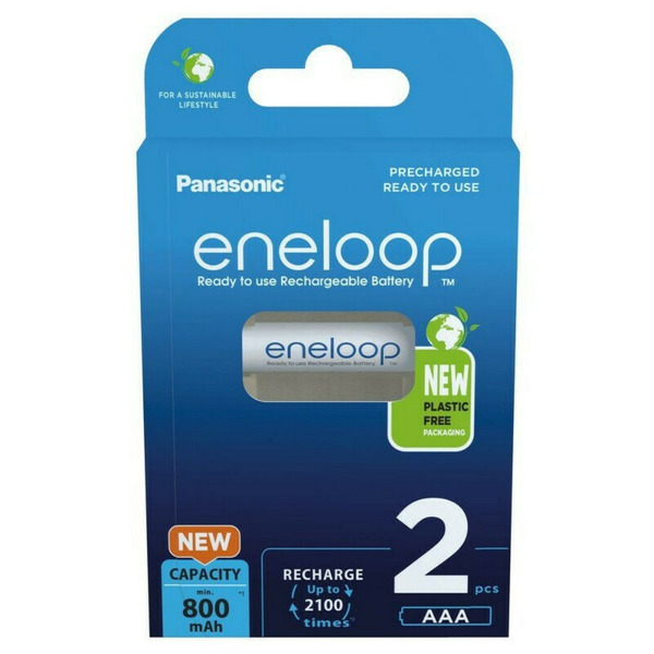 ΜΠΑΤΑΡ ΑΑΑ PANASONIC ENELOOP ΕΠΑΝΑΦ 800mAh 2ΤΕΜ