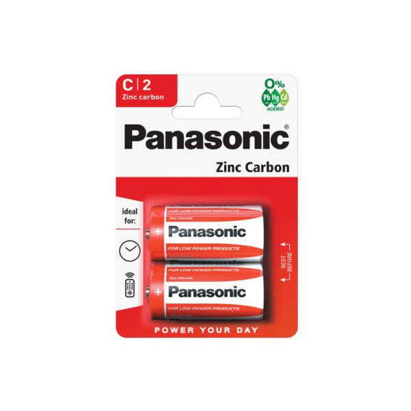 ΜΠΑΤΑΡ C PANASONIC 2ΤΕΜ ZINC CARBON