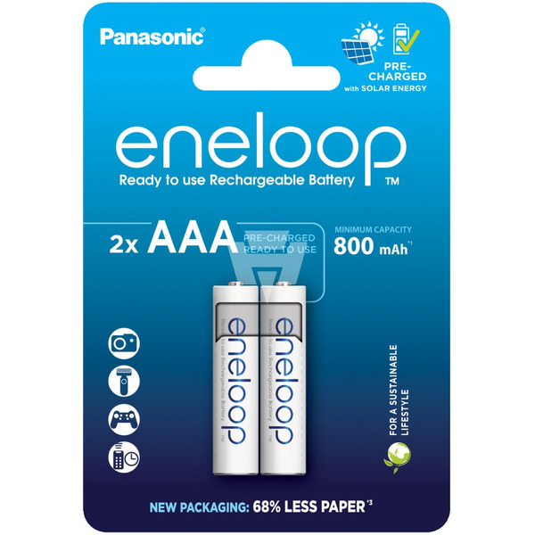 ΜΠΑΤΑΡ ΑΑΑ PANAS ENELOOP 800mAh 2ΤΕΜ ΠΡΟΦ/ΜΕΝΗ CP