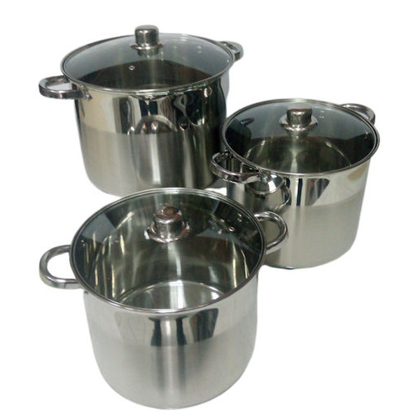 ΚΑΤΣΑΡΟΛΕΣ ΣΕΤ 6 ΤΕΜ. STOCK POT