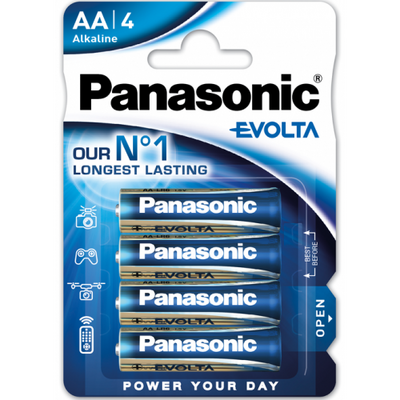 ΜΠΑΤΑΡ ΑΑ PANASONIC ΑΛΚ EVOLTA 4ΤΕΜ