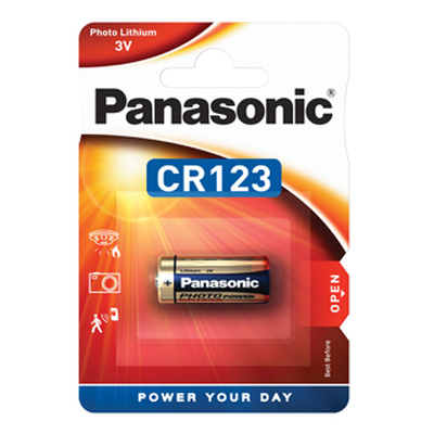ΜΠΑΤΑΡ CR123 PANASONIC ΦΩΤΟ ΛΙΘΙΟΥ