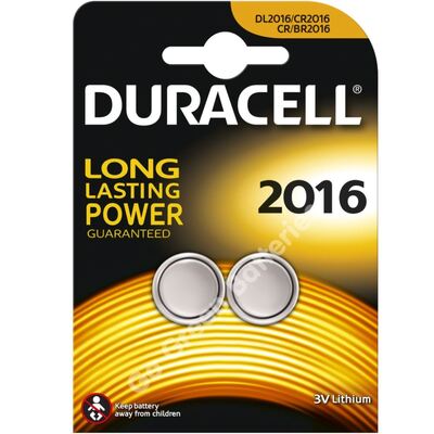 ΜΠΑΤΑΡΙΕΣ 2016 DURACELL 2TEM ΛΙΘΙΟΥ
