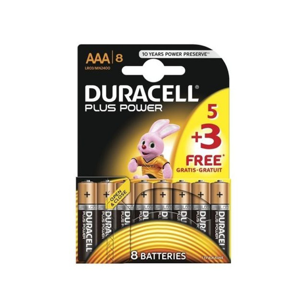 ΜΠΑΤΑΡΙΕΣ AAA DURACELL 8TEM PLUS POWER MULTIPACK