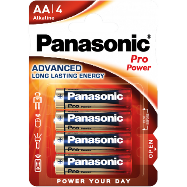 ΜΠΑΤΑΡ ΑΑ PANASONIC ΑΛΚ PRO GOLD 4ΤΕΜ